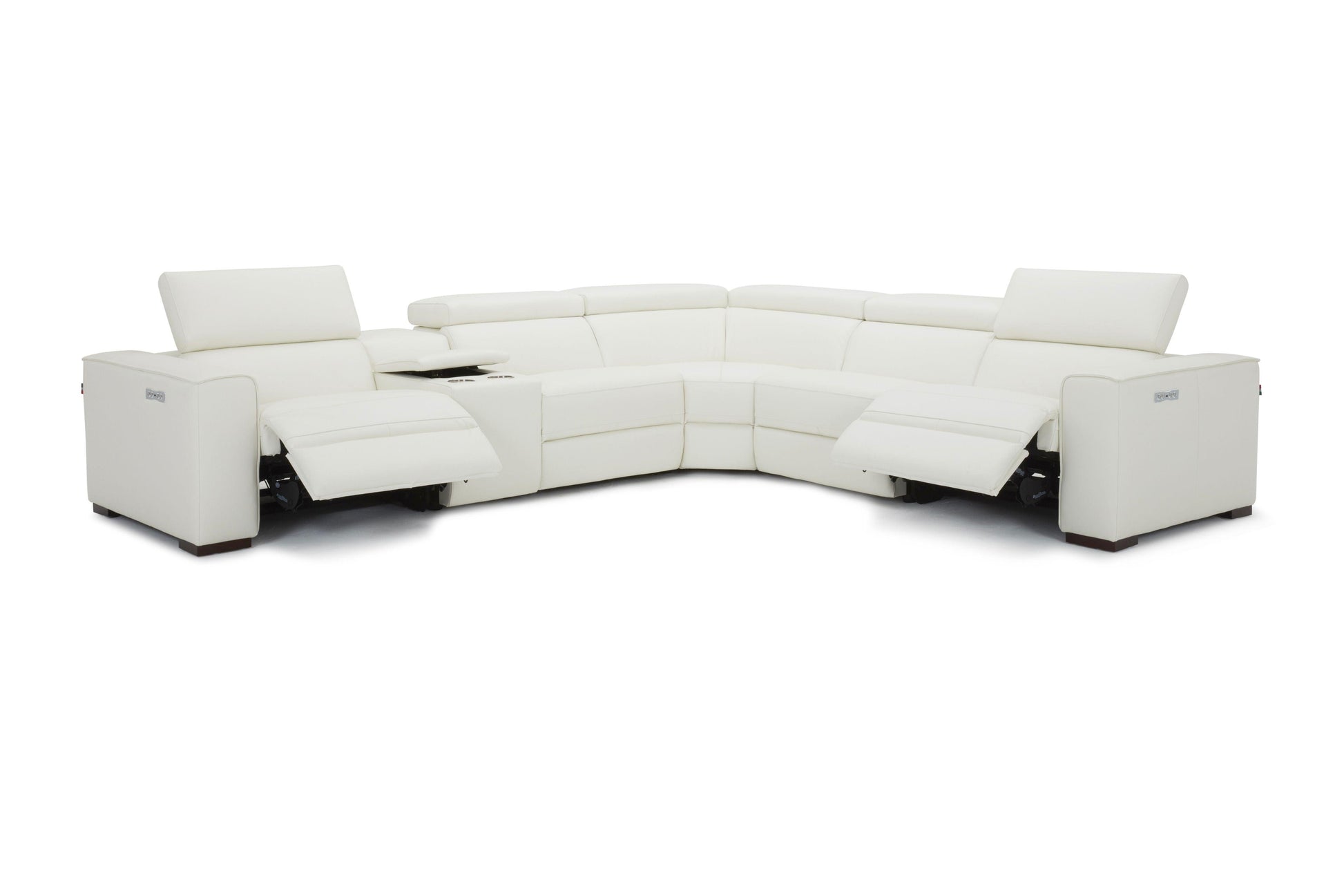 Picasso 6Pc Motion Sectional In Dark Grey - Venini Furniture 