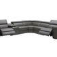 Picasso 6Pc Motion Sectional In Blue Grey - Venini Furniture 