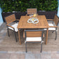 Boca Grande 5 PC Dining Set SKU: PJO-3201-GRY-5DA - Venini Furniture 