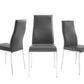 dining chair in dark gray