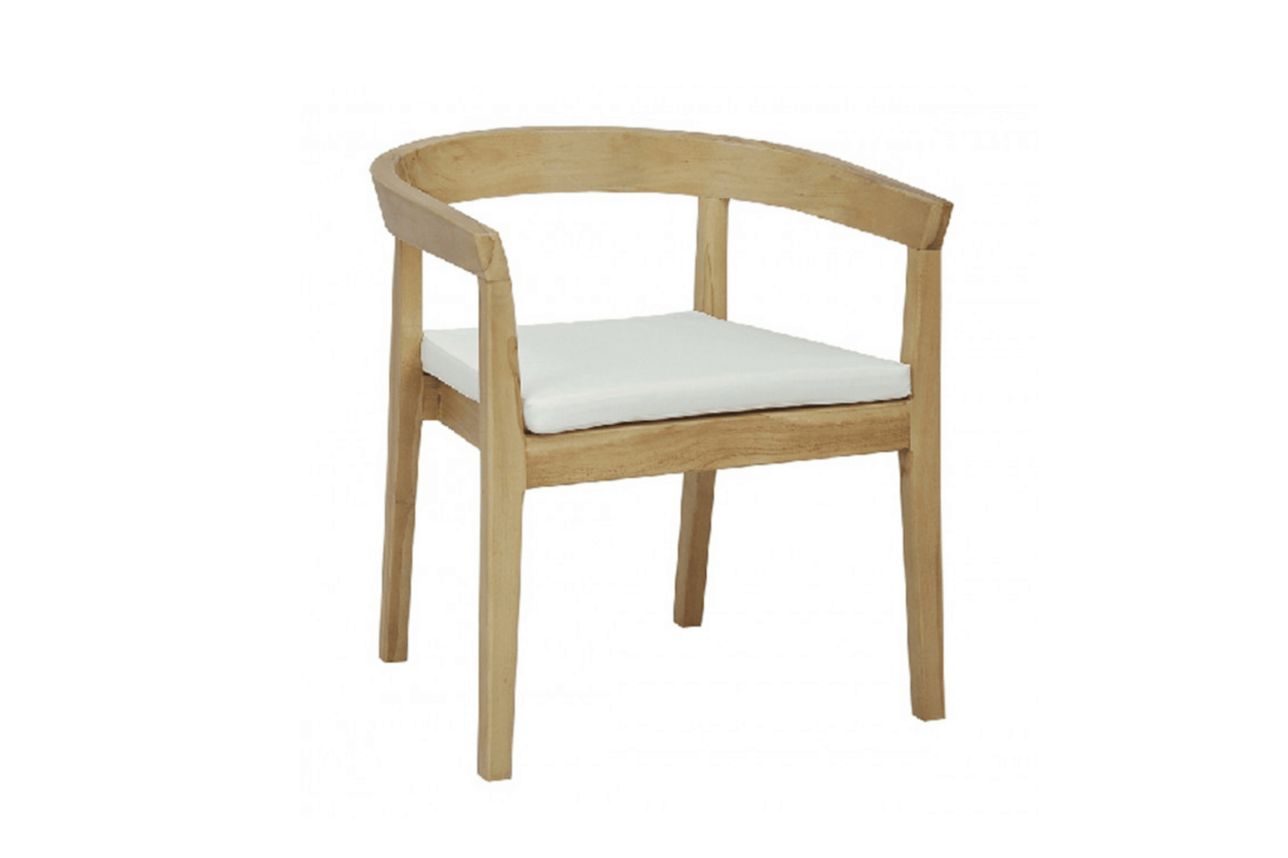 Bali Teak Dining Armchair SKU: PJO-3601-NAT-AC - Venini Furniture 