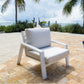 Mykonos Lounge Chair w/off-white cushion - Venini Furniture 