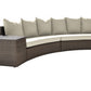 Big Sur 4 PC Sectional Set w/off-white cushions - Venini Furniture 