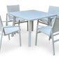 Mykonos 5 PC Dining Set SKU: PJO-2401-WHT-5DA - Venini Furniture 