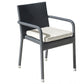 Onyx Stackable Armchair SKU: PJO-1901-BLK-AC - Venini Furniture 