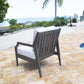 Poolside Lounge Chair w/off-white cushion SKU: PJO-2701-GRY-LC - Venini Furniture 