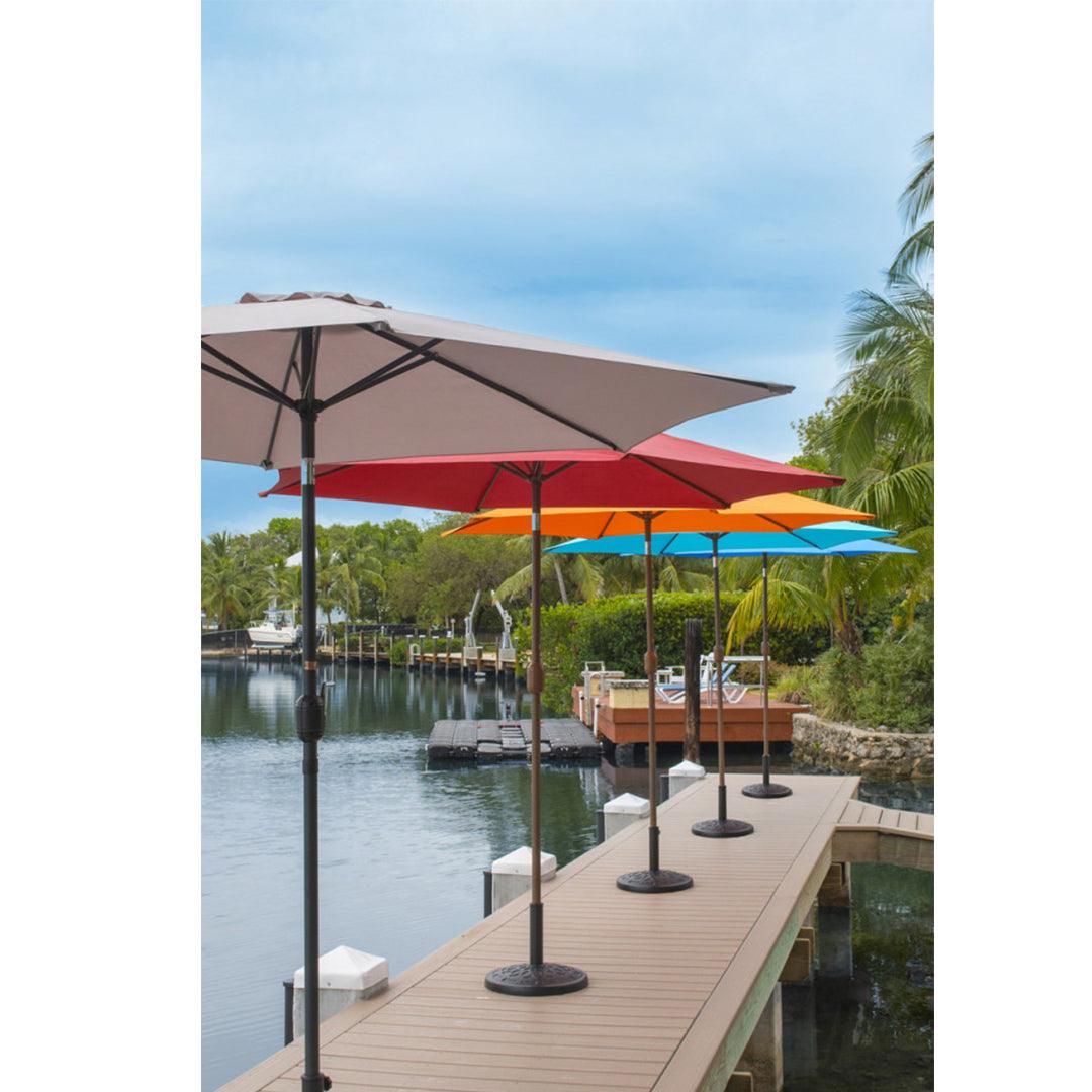 Panama Jack 9 Ft Alum Patio Umbrella W/Crank - Venini Furniture 